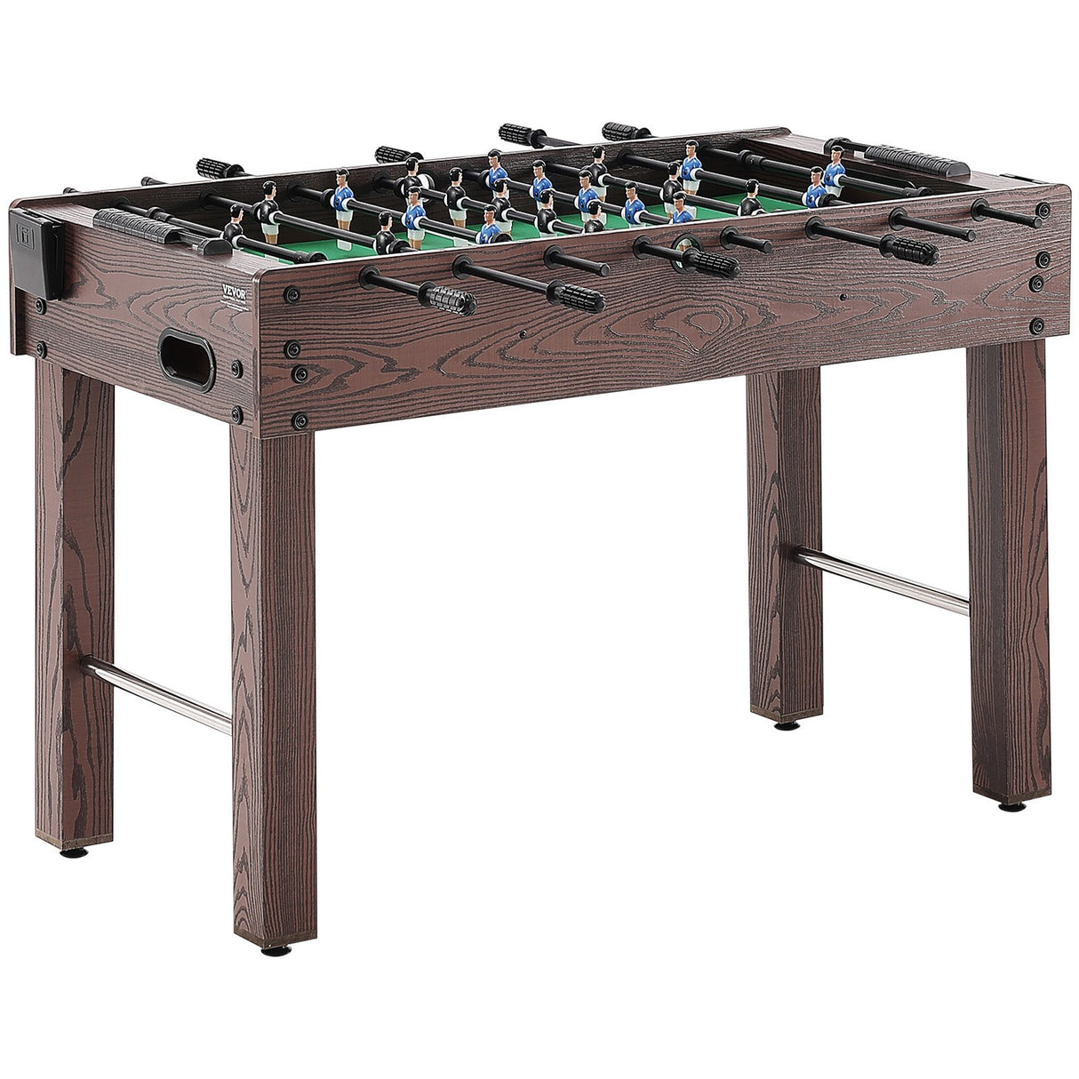 VEVOR Foosball Table, 48 inch Standard Size Foosball Table, Indoor Full Size Foosball Table for Home, Family, and Game Room, Soccer with Foosball