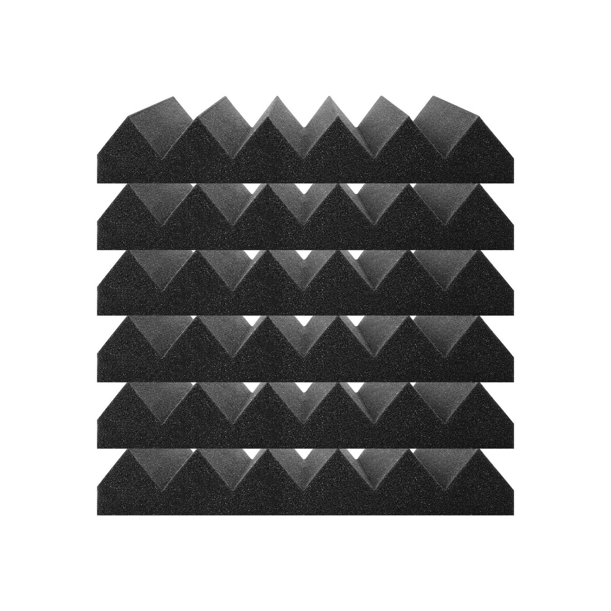 VEVOR Acoustic Foam Panels 24 Pack 12 x 12 x 2 in Adhesive for Wall Ceiling