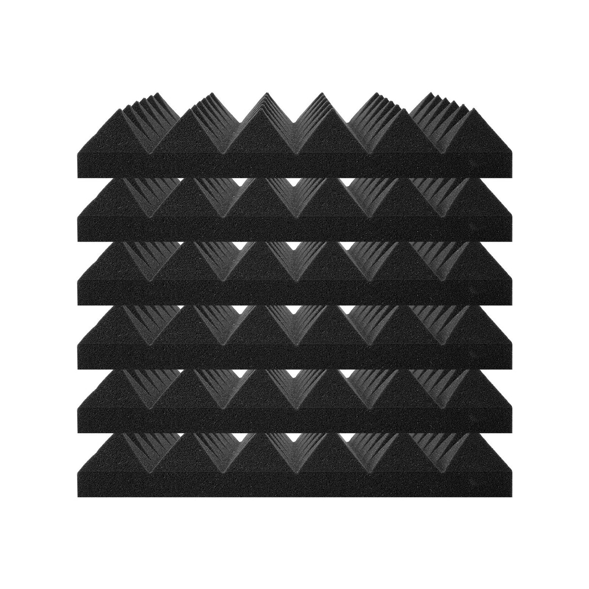 VEVOR Acoustic Foam Panels 48 Pack 12 x 12 x 2 in Adhesive for Wall Ceiling