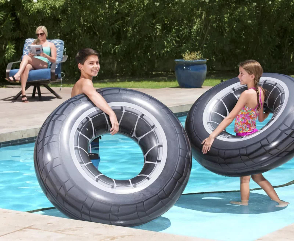 Bestway Inflatable 1.19m High Velocity Tire Tube Pool Float