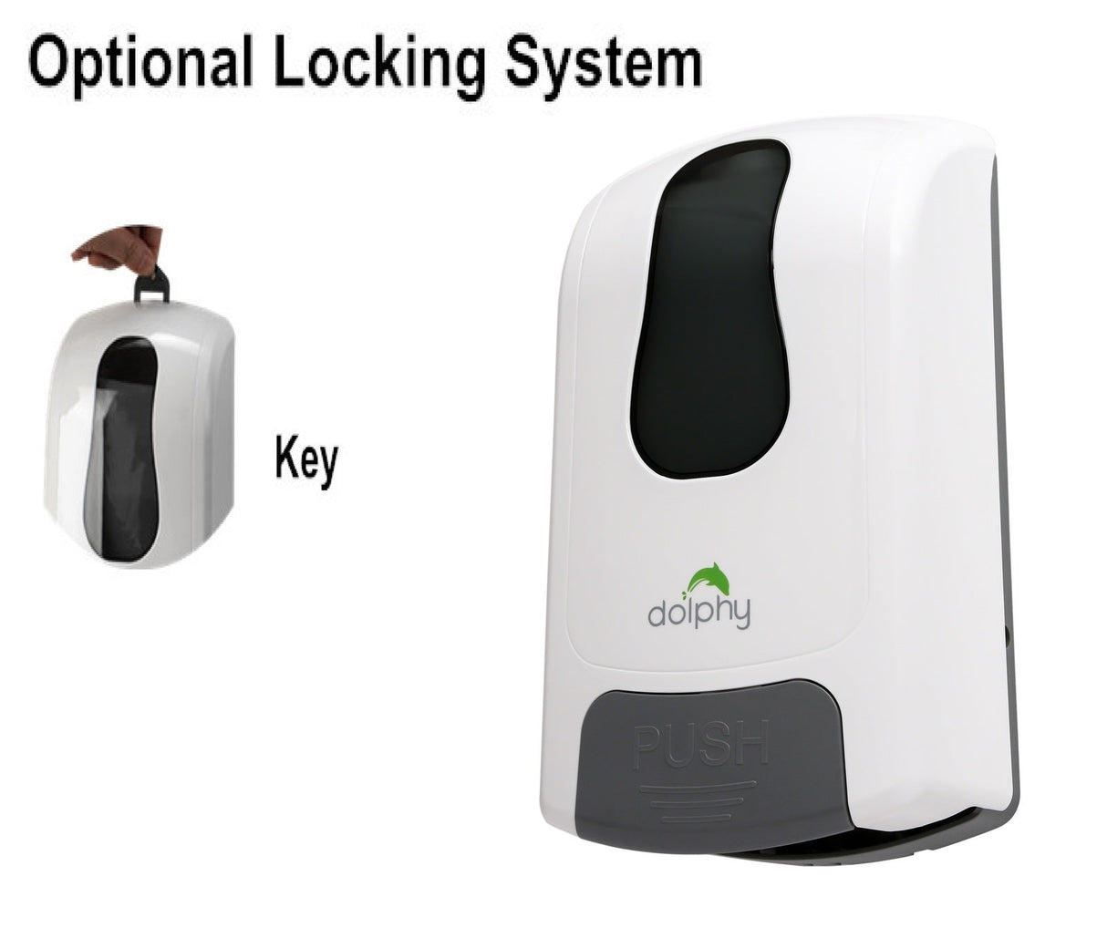Manual Soap-Sanitiser Dispenser 1000ML - White