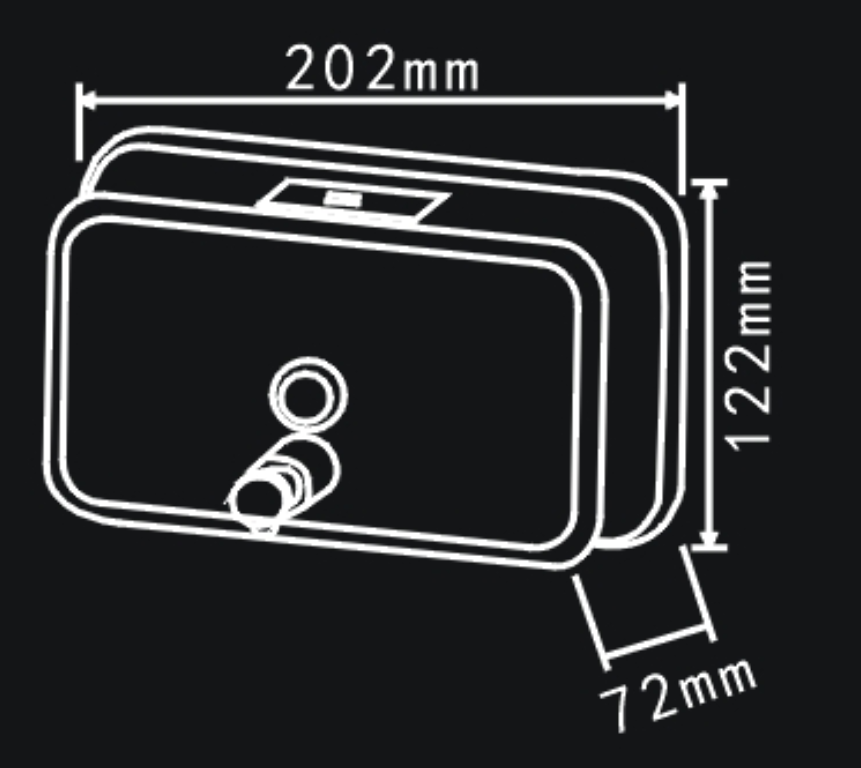 Stainless Steel Soap Dispenser 1200ML