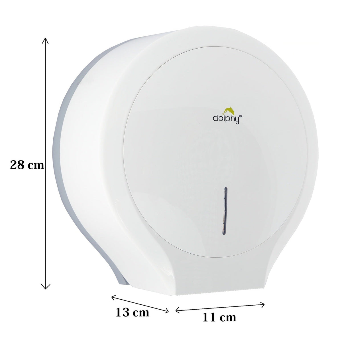 CLASSIC Jumbo Toilet Paper Roll Dispenser - White