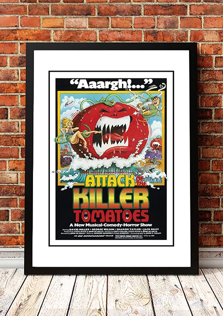 Attack of the Killer Tomatoes' Cult Movie Poster! - Framed A2