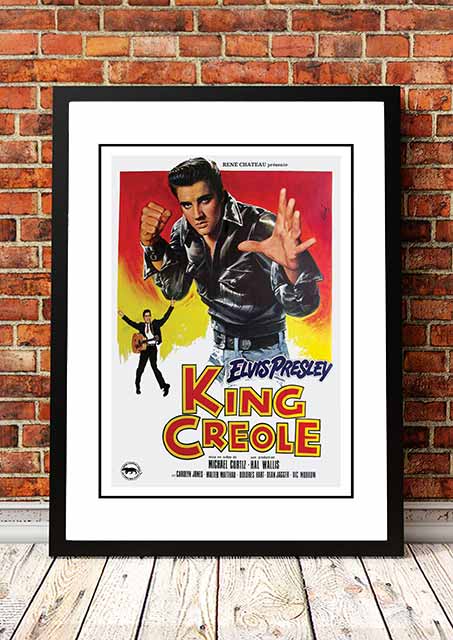 Elvis 'King Creole' Framed Movie Poster! - Framed A4