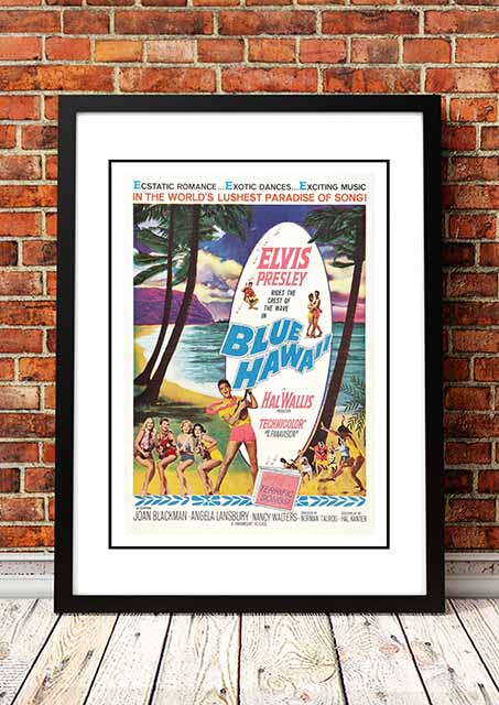 Elvis 'Blue Hawaii' Framed Movie Poster! - Framed A2