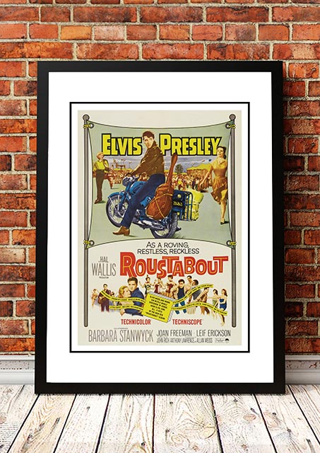 Elvis 'Roustabout' Framed Movie Poster! - Framed A2
