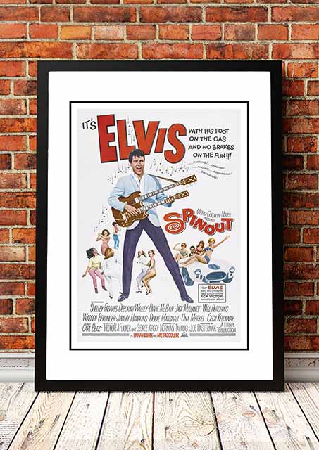Elvis 'Spinout' Framed Movie Poster! - Framed A3