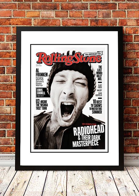 Radiohead' Rolling Stone Magazine Cover! - Framed A2