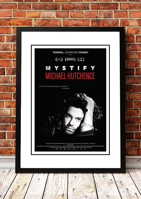 Michael Hutchence ‘Mystify’ Movie Poster 2019 - Framed A4
