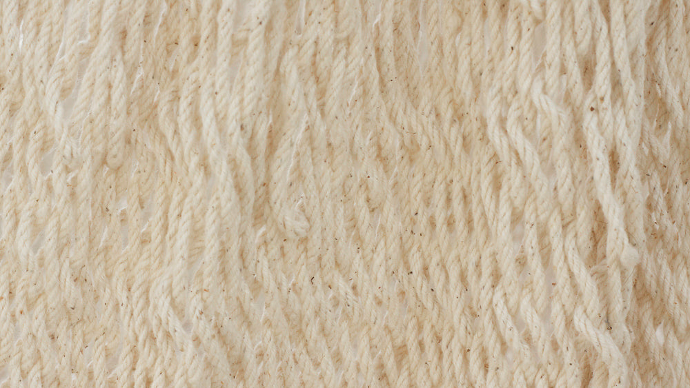 Extra Spacious Cream-Colored Cotton Mexican Hammock Chair with Back Support