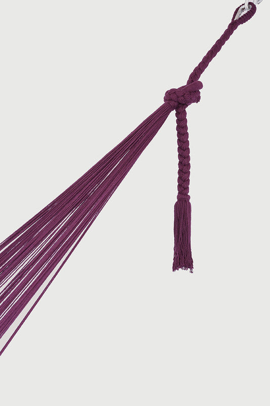 King Size Maroon Outdoor Mayan Legacy Cotton Hammock for Three Adults