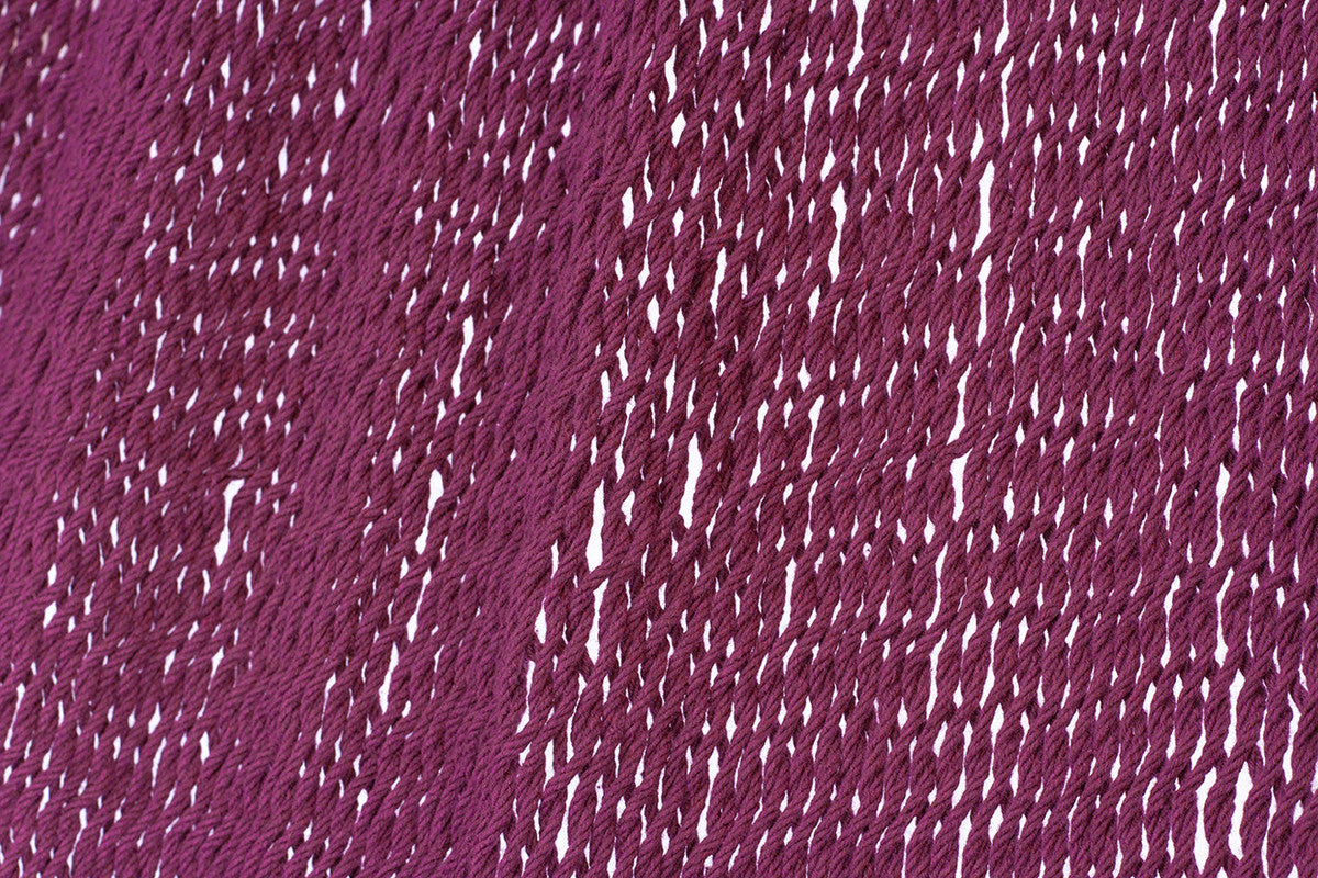 Extra Large Mayan Legacy Cotton Hammock in Vibrant Mexican Pink for Outdoor Relaxation