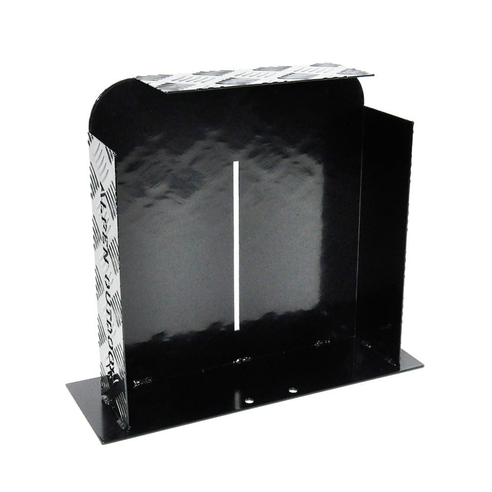 Alpen Outdoor Base Mount 2mm Thickness Aluminium Diesel Heater Fuel Tank Cover Double Side for 10L 15L Fuel Tank Black