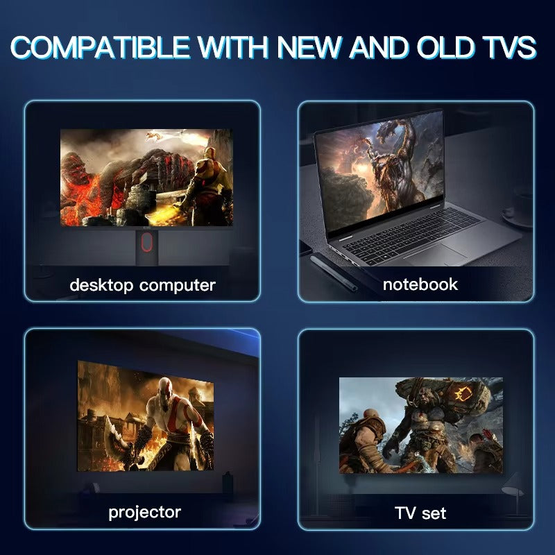 M22 Game Stick 4K 64GB 30000+ Games 52 Simulators EMUIELEC System 2.4G Wireless Retro Classic Video Gaming Consoles