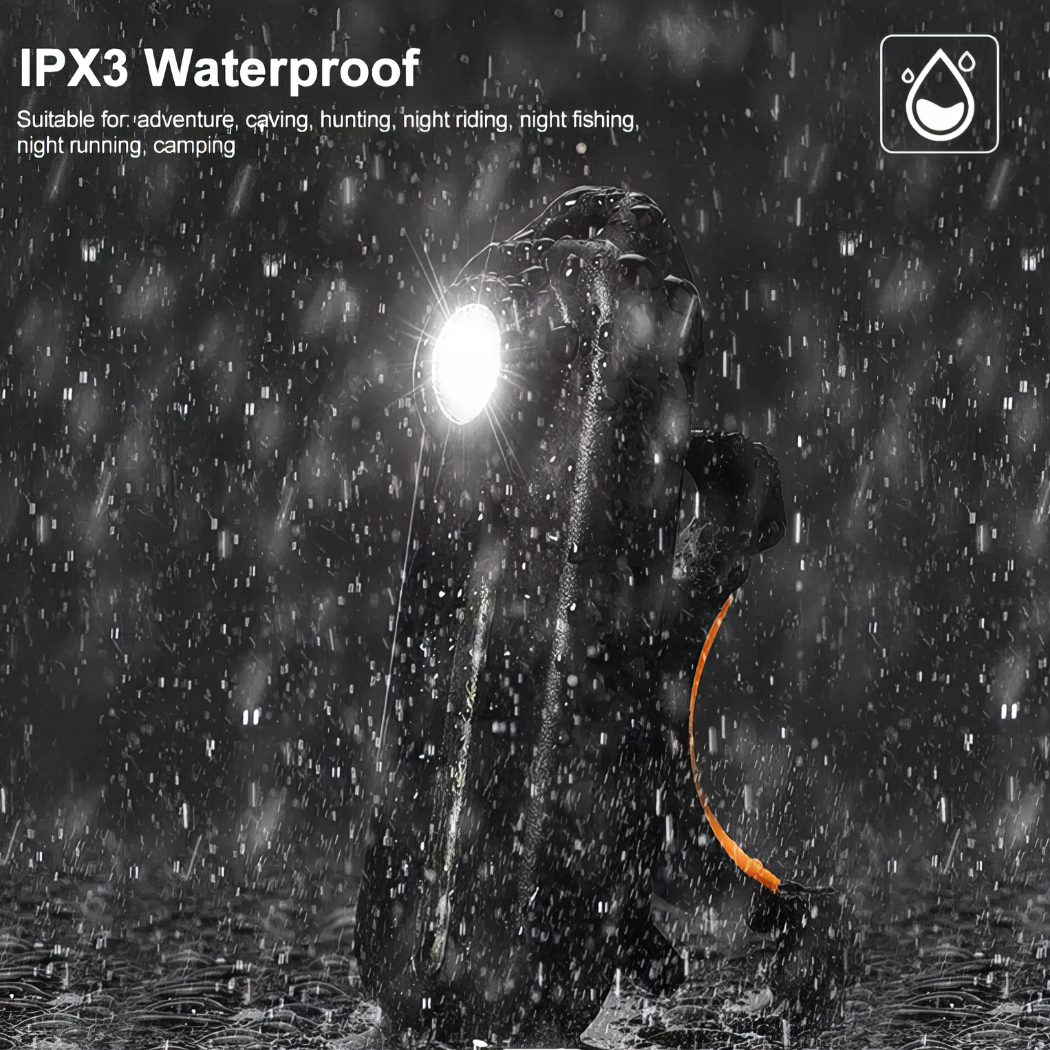 LED Red White & Blue Flashing Chest Clip Strobe Light