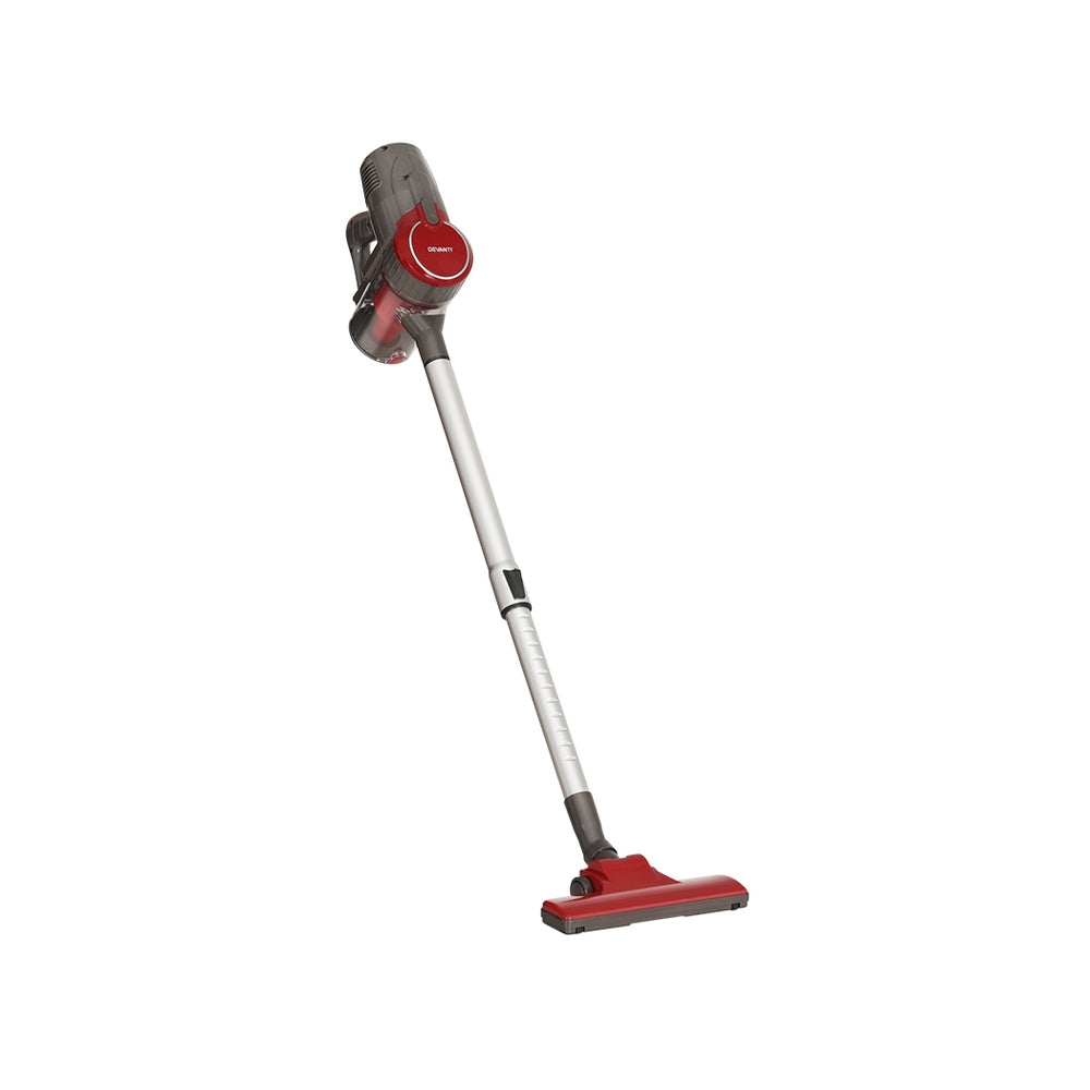 Devanti 500W Corded Bagless Handstick Vacuum Cleaner in Red