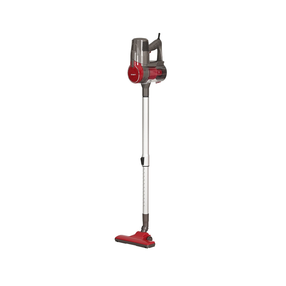 Devanti 500W Corded Bagless Handstick Vacuum Cleaner in Red