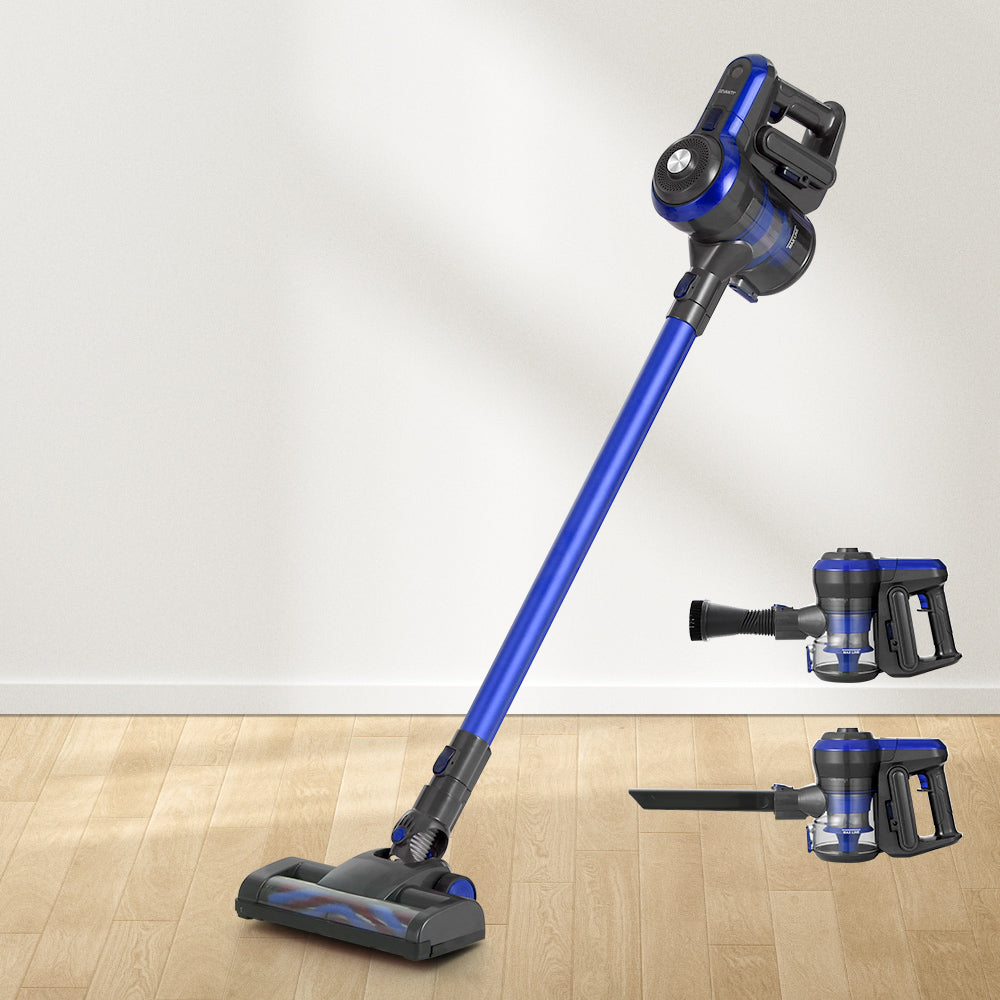 Devanti Cordless Brushless Stick Vacuum Cleaner 250W - Blue