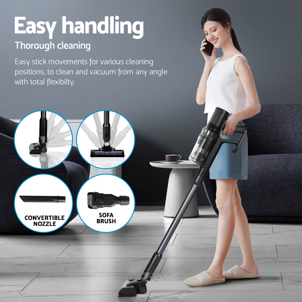 Devanti 350W Electric Mop Head Attachment for Cordless Vacuum Cleaners - Grey