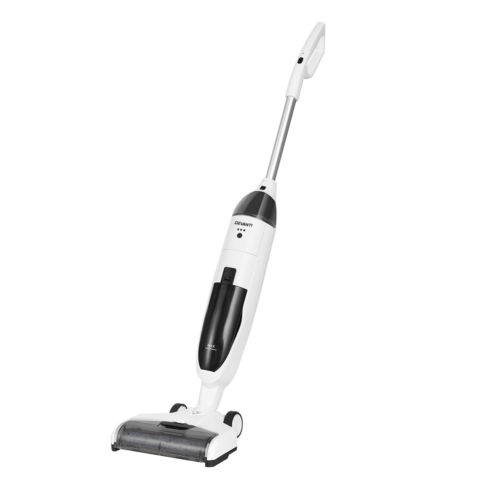 Devanti 250W Cordless Wet-Dry Vacuum Cleaner with Self-Cleaning Feature
