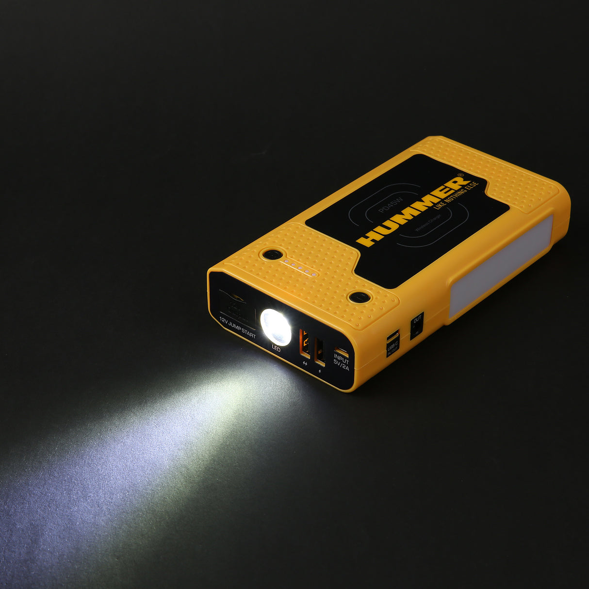 Hummer HX Pro 2000A Jump Starter USB-C Power Bank & Wireless Charger