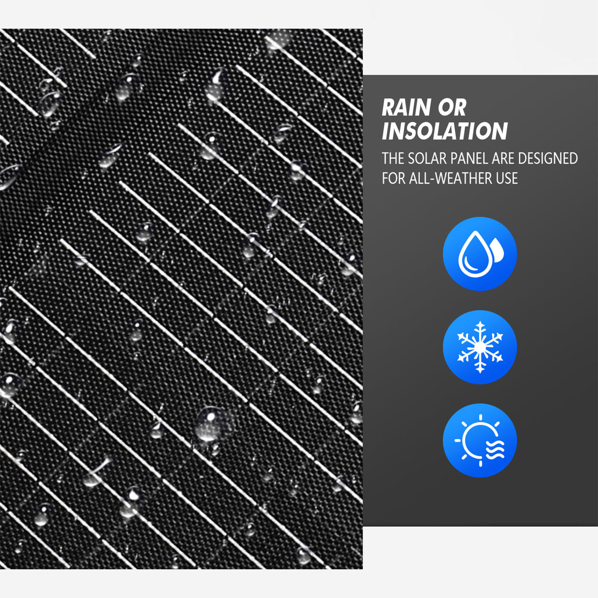 JumpsPower 60W Portable Solar Panel