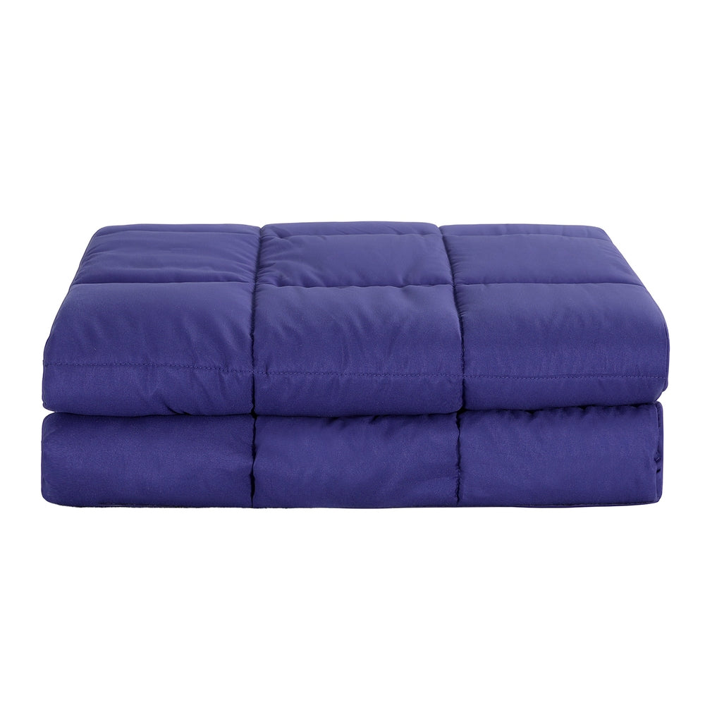 Giselle Bedding Weighted Blanket 9KG Kids Adults Heavy Gravity Relax Calm Blue