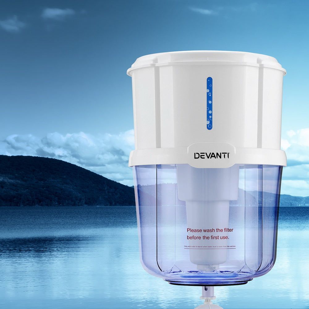 Devanti 15L Top-Loading Water Purification Dispenser Bottle