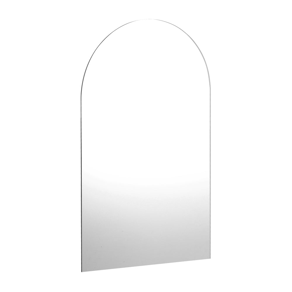 Oikiture Arched Wall Mirrors 86x50cm Frameless