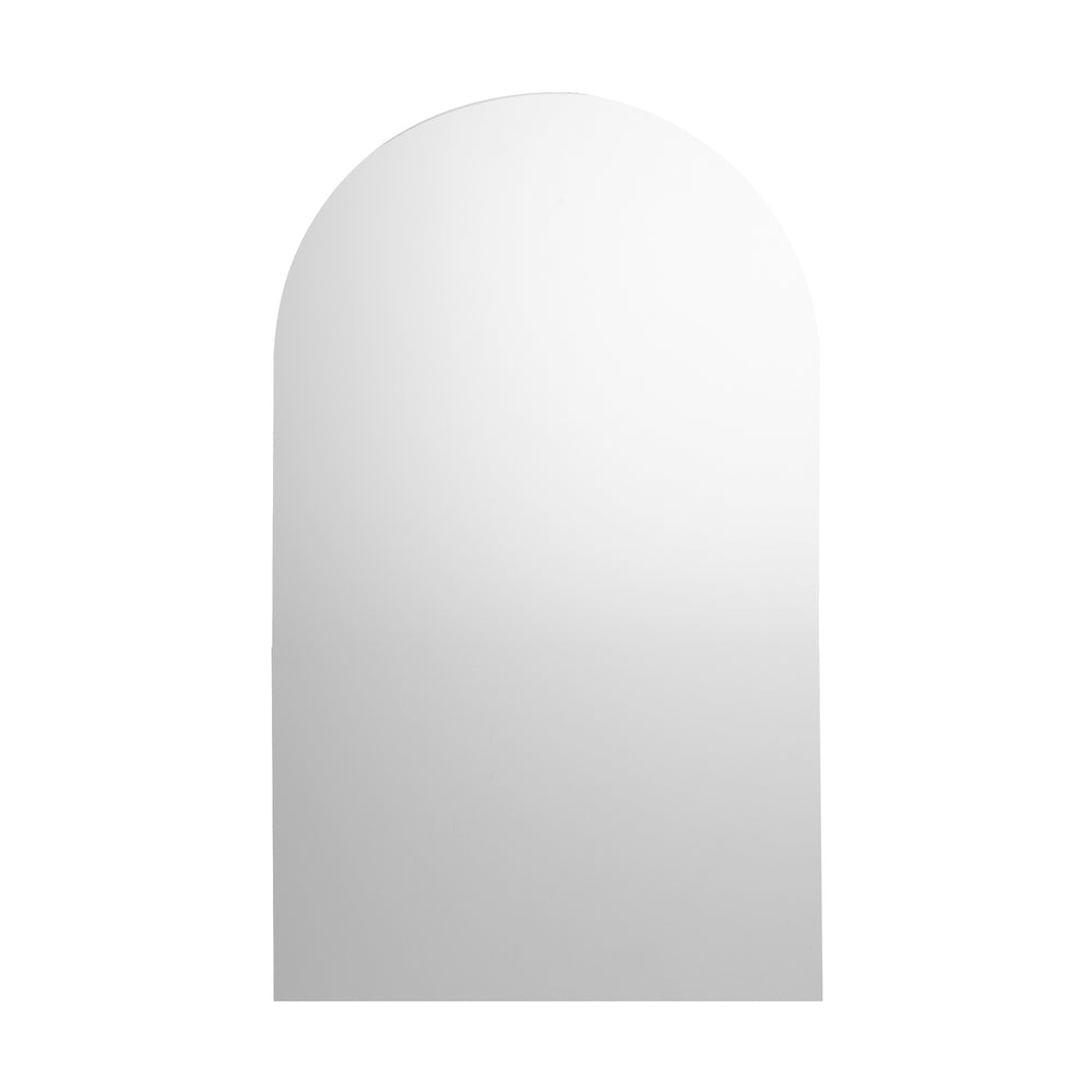 Oikiture Arched Wall Mirrors 86x50cm Frameless