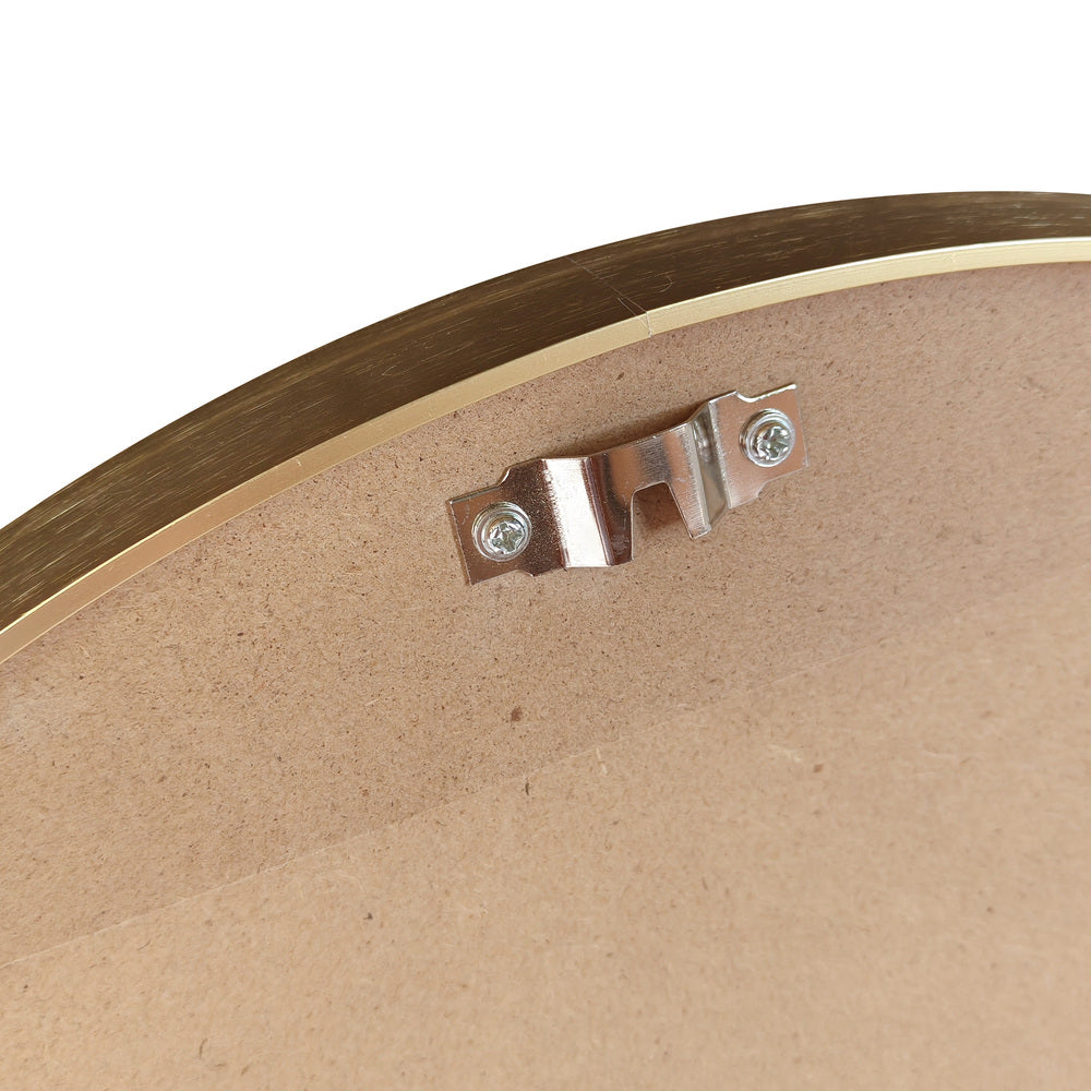 Oikiture Wall Mirror Round 50cm Gold