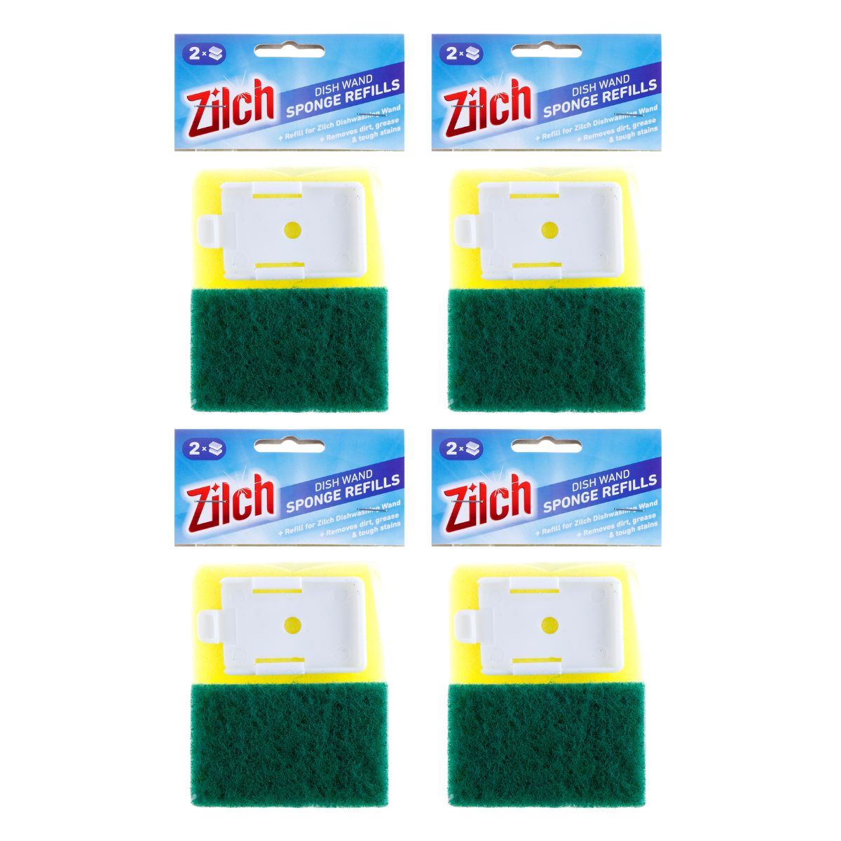 4x Zilch Dishwashing Wand Refill 2pk-2018816607891099648