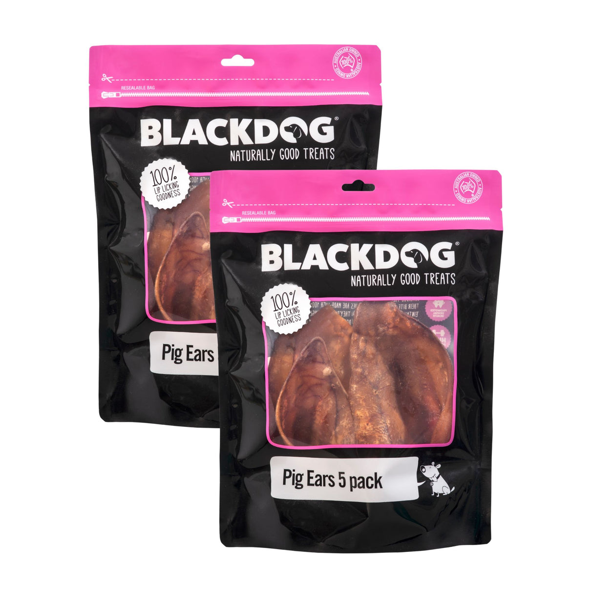 Blackdog Pig Ears 5 Pack x 2pk-2018816638744399872