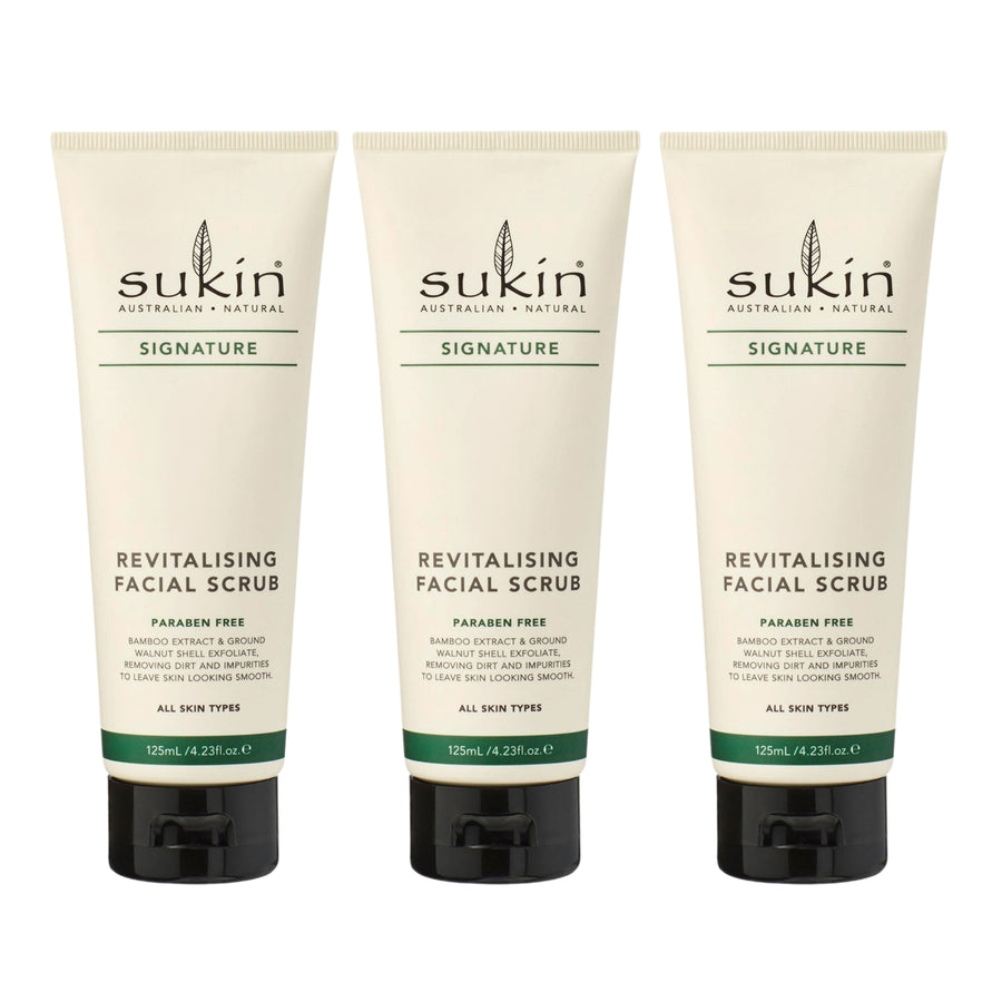 Sukin Revitalising Facial Scrub 125mL x3-2017004954555912192