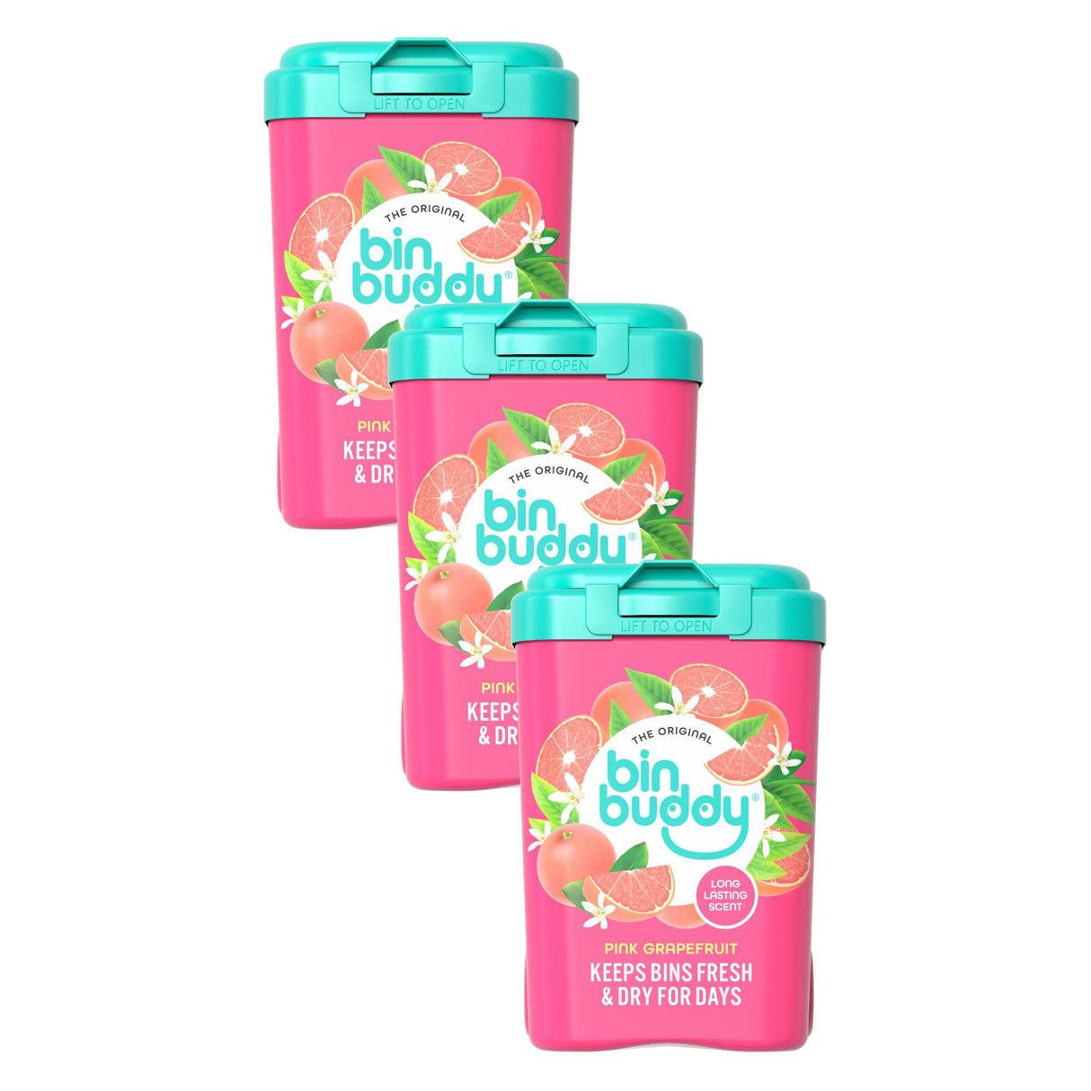 Bin Buddy Fresh Pink Grapefruit 450g Power x3-2017004929176178688