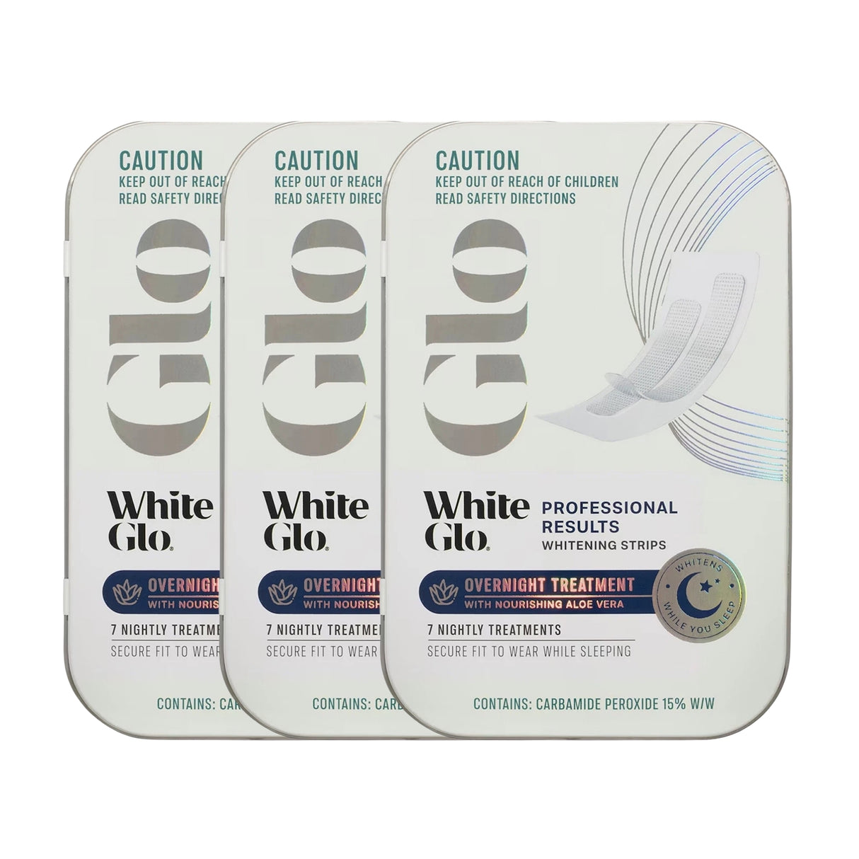 WhiteGlo Overnight Treatment Strips x3-2017004957429010432