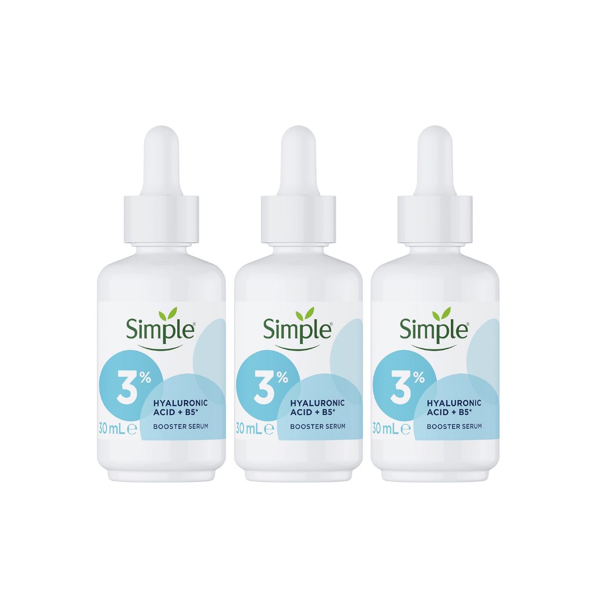 3x Simple Booster Serum 3% Hyaluronic Acid and B5-2006732792687366145