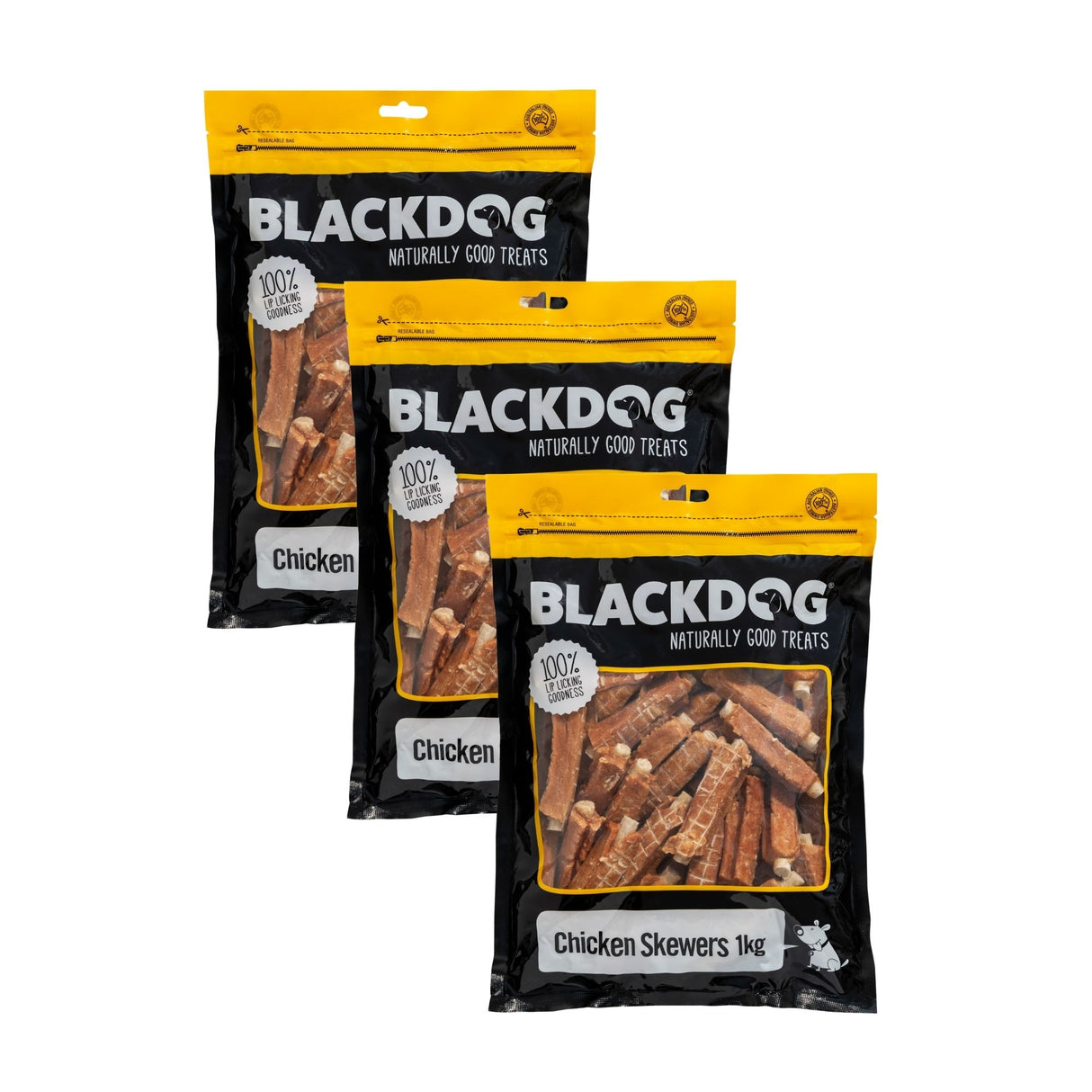 Blackdog Chicken Skewers 1kg x 3pk-2006733398265171968