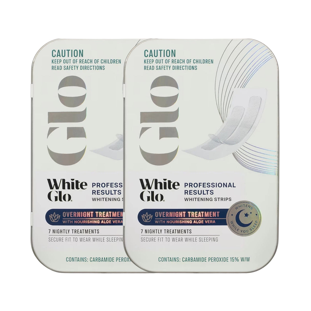 WhiteGlo Overnight Treatment Strips x2-2017004957290598400