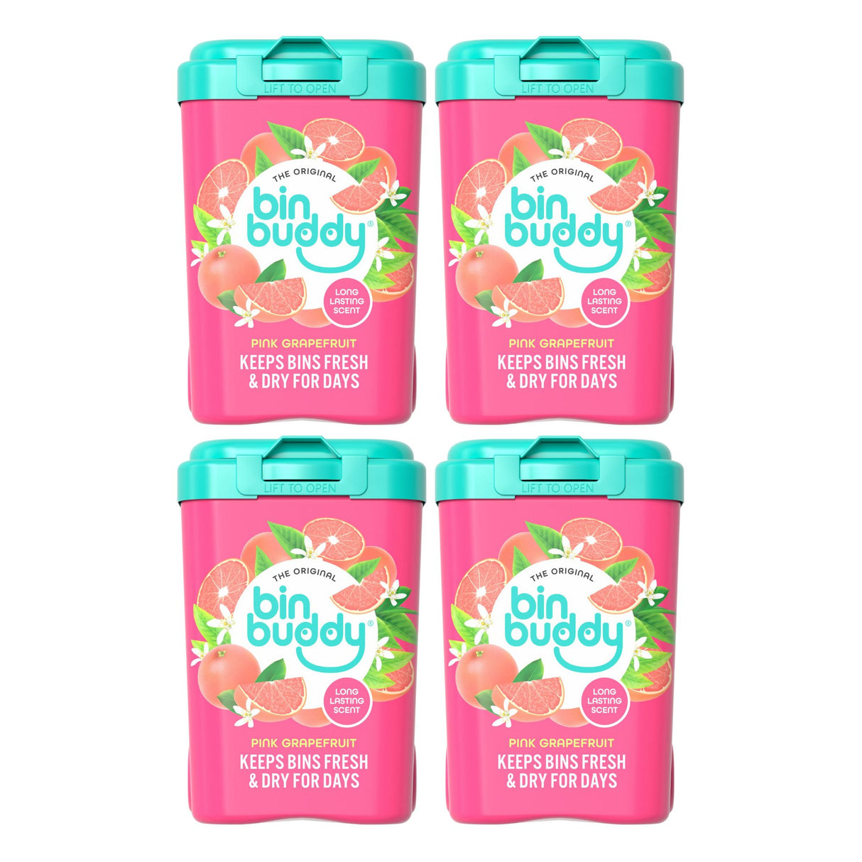 Bin Buddy Fresh Pink Grapefruit 450g Power x4-2017004929327173632