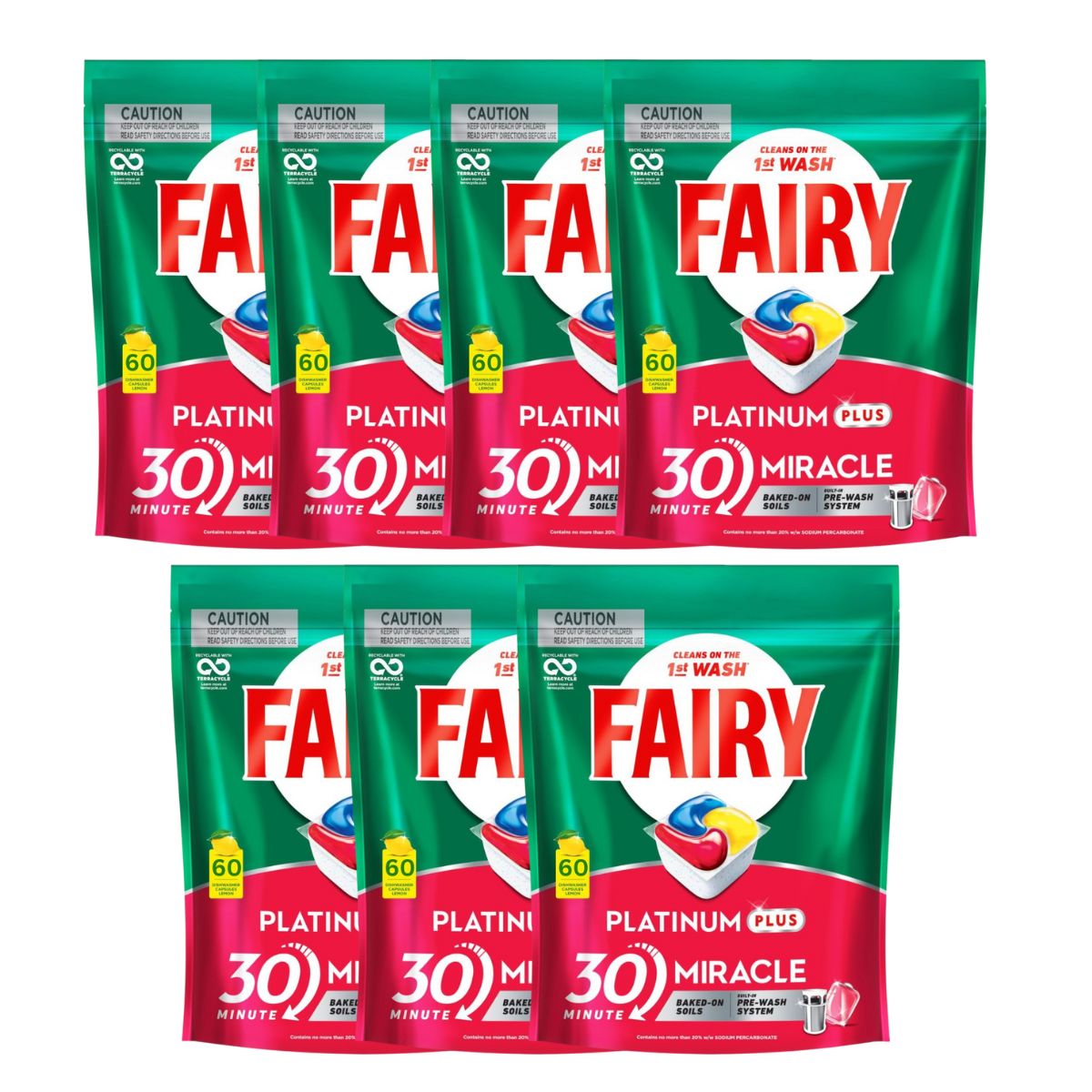 Fairy Platinum Plus x 420 Lemon Dishwasher Tablets-2018816876037148674