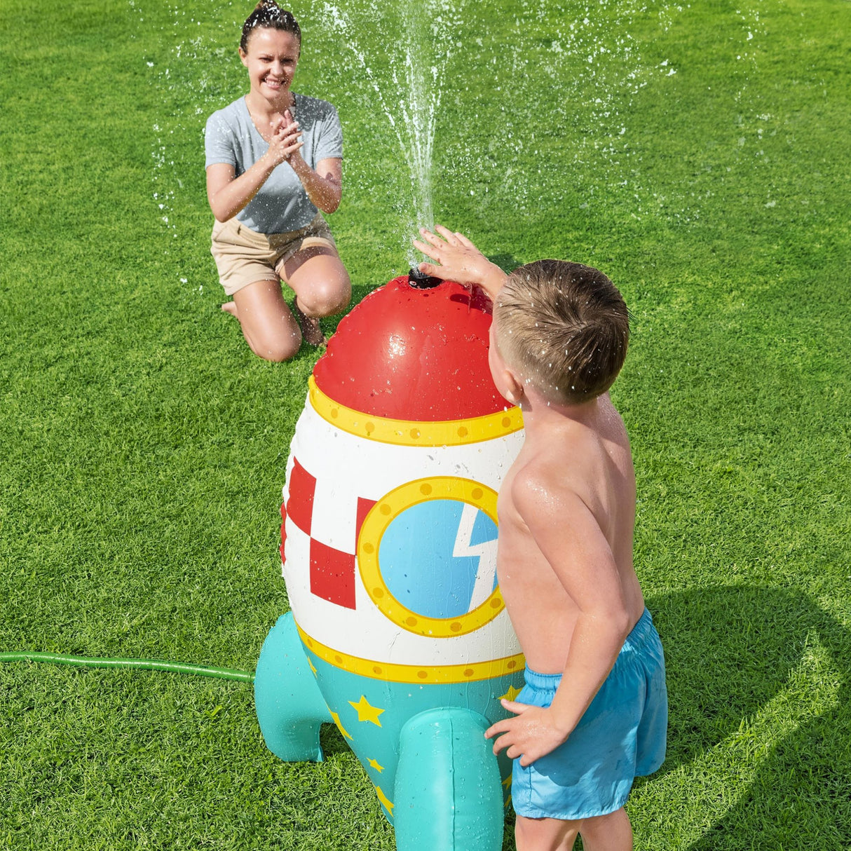 Bestway 64cm x 61cm x 1.02m Space Blast Sprinkler-2017004926353412097