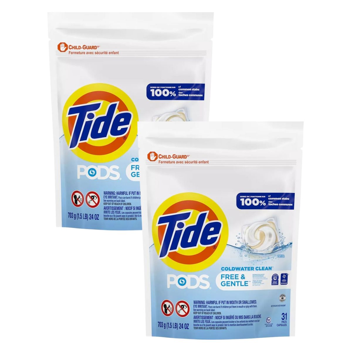Tide Gentle Cold Water x 62 Laundry Pods-2006732793392009218