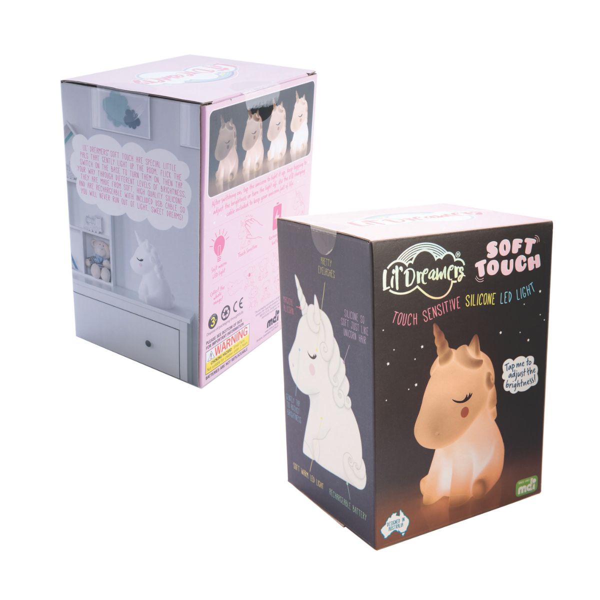 Lil' Dreamers Unicorn Silicone Touch LED Light-2006732785645129730