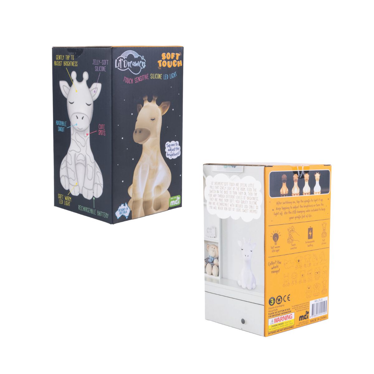 Lil' Dreamers Giraffe Soft Touch LED Light-2006732784353284098