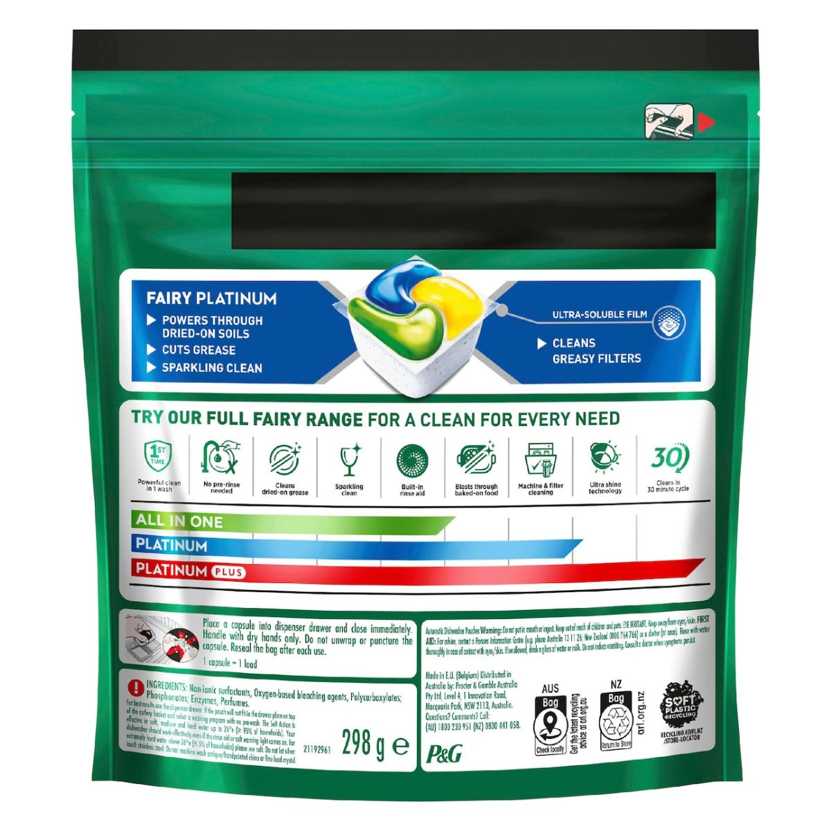 Fairy Platinum x 93 Lemon Dishwasher Tablets-2006732779219456001