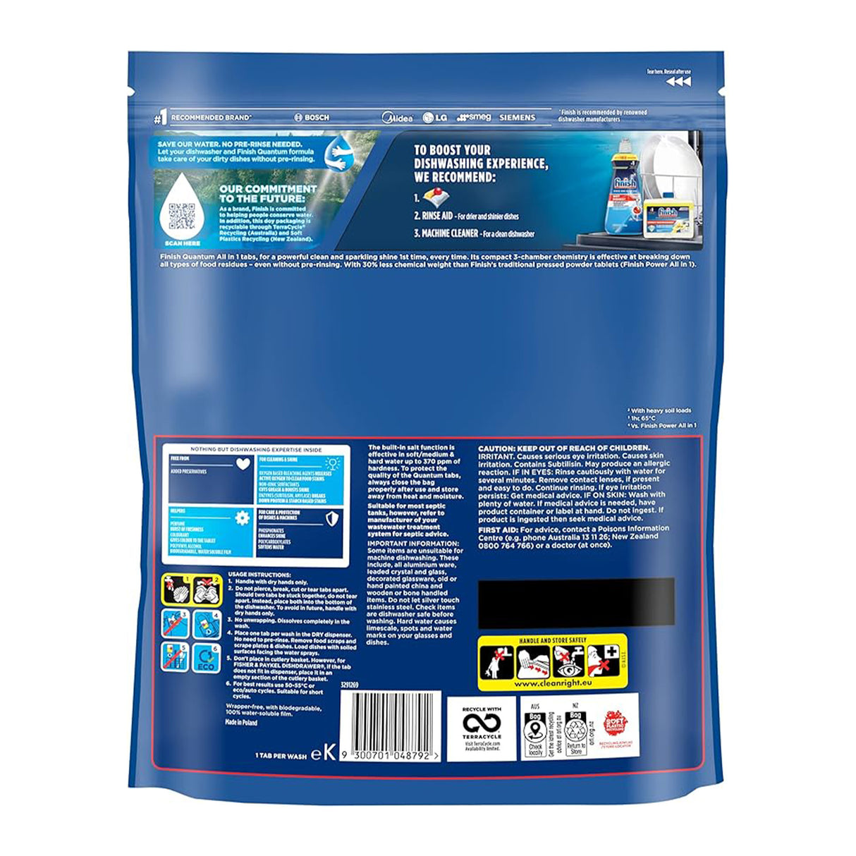 Finish Quantum x 540 Dishwasher Tablets-2018816794051088385