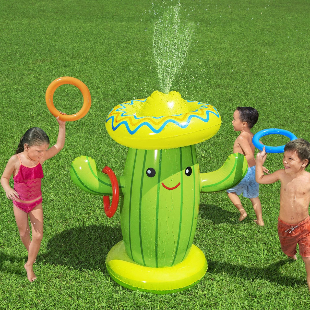 H2OGO! 1.05m x 60cm x 1.05m Sweet & Spiky Cactus Sprinkler-2017004934133846018