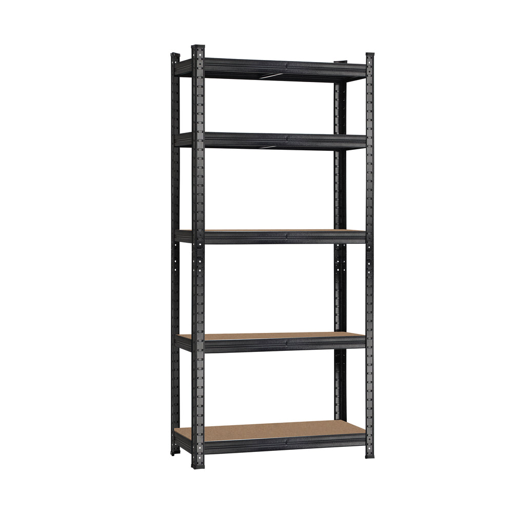 Sharptoo 4x Warehouse Storage Rack 5-tier 1.5m Black